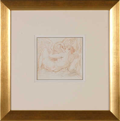 Неизвестный художник (круг Донато Крети). Леда и лебедь 